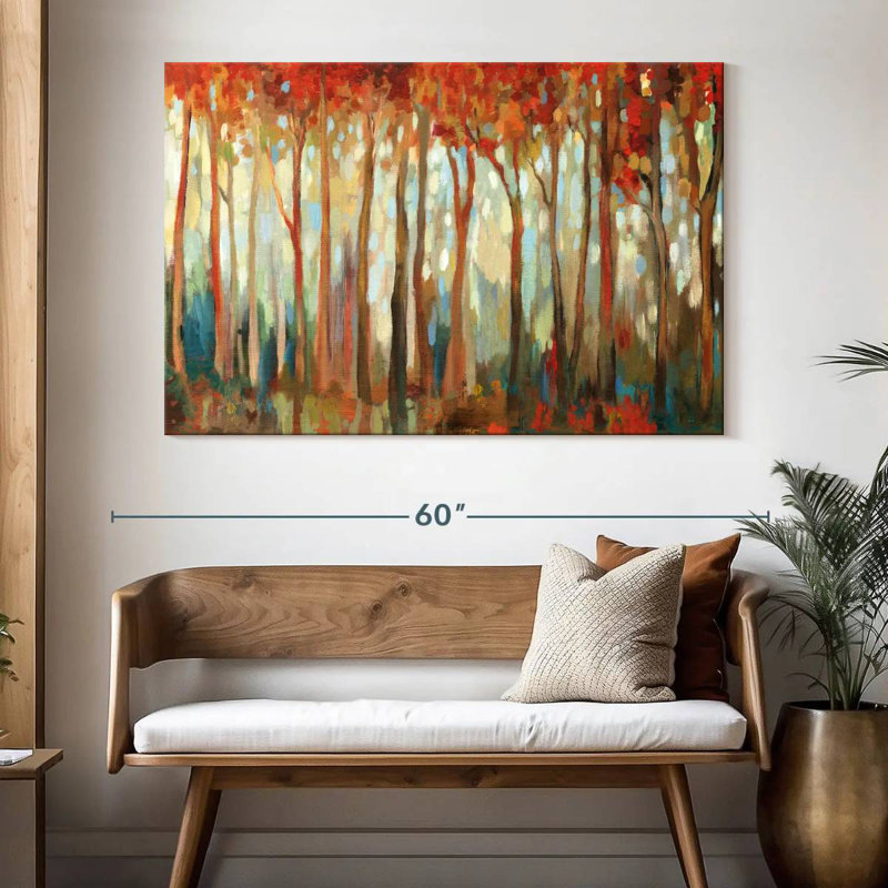 Forêt de marbre Harnek Autumn I, H 34 po x l 51 po
