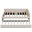 Lit plateforme tapissier avec port USB et lit gigogne simple-596952528