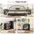 Modern Nightstand with Drawer Storage, Engineered Wood Construction-1006812328