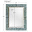 Makaria1 RECTANGULAR MDF Wall Mirror