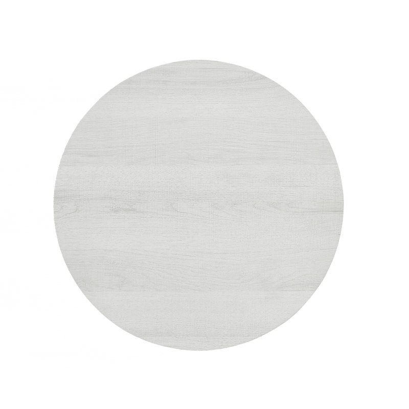 Borga End Table, Black, Off White