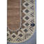 Tapis ovale en jute de coton tissé lavable à la machine Sun Collection-1606083290