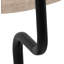 Ensemble de 3 lampes de table et de plancher en métal, abat-jour en lin, noir, moderne et neutre 14 po x 20 po x 61 po