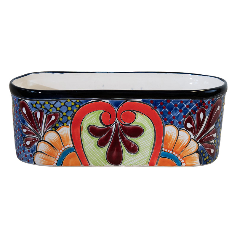 Pot à fleurs ovale Desert Bloom Talavera