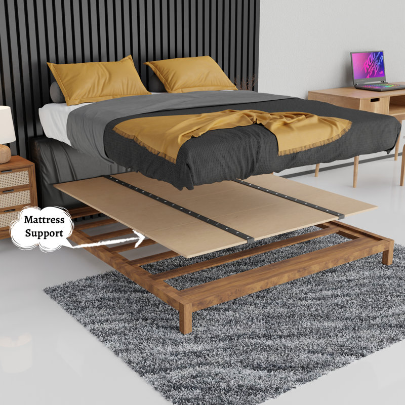 Terilee 0.19'' Folding Wood Bunkie Board / Slats, Queen