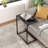 22.8" W C-Shaped Side Table, Small End Table For Couch, Sofa-153458289