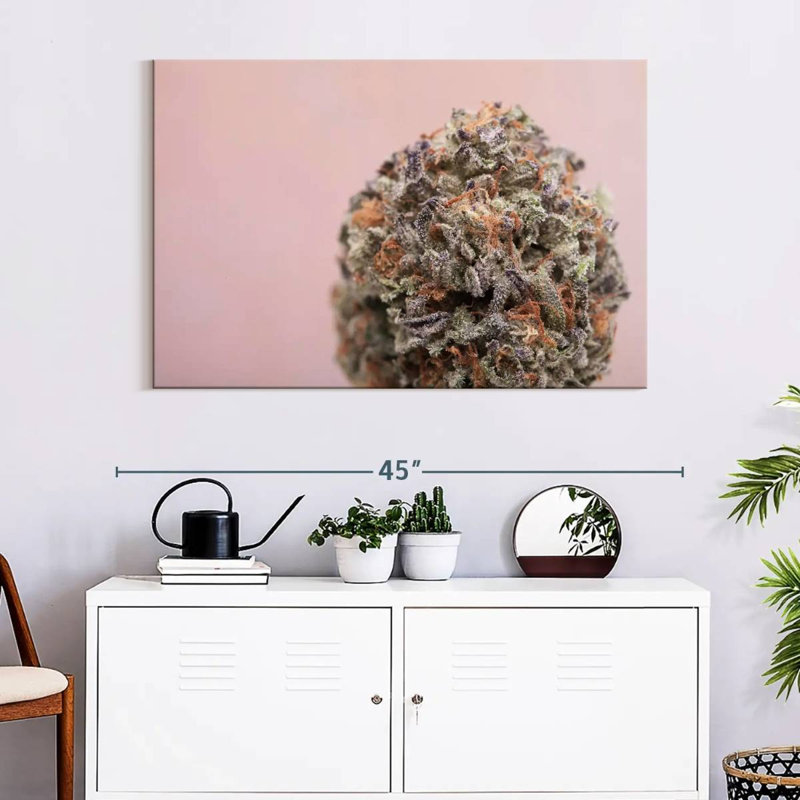 Bud Of Marijuana, 26" H x 39" W