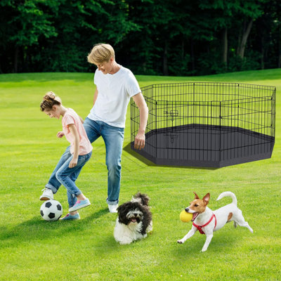Tucker Murphy Pet™ Dog Pen Pet Playpen Dog Fence Indoor Foldable