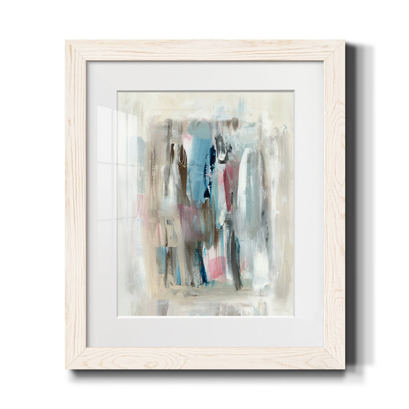 Été délavé - reproduction d'art, Papier encadré blanc, H 24 po x l 18 po x P 1,5 po, Blanc