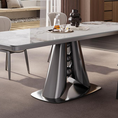 Italian style luxury rectangular dining table sets
