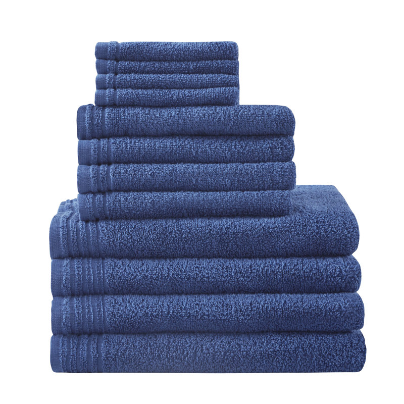 Ensemble de serviettes de bain 12 pièces Big Bundle Indigo, Indigo