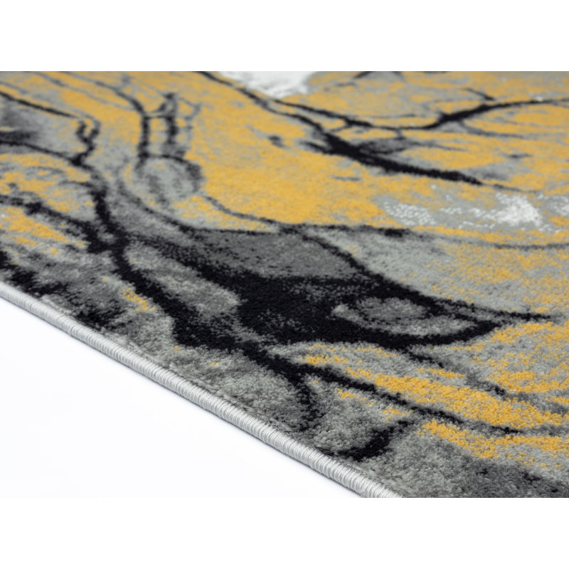 Devola Abstract Indoor Rug, Rectangle 2'1" x 3'3"