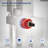 Single Handle Floor Mount Freestanding Tub Filler with Handheld Shower-121579585