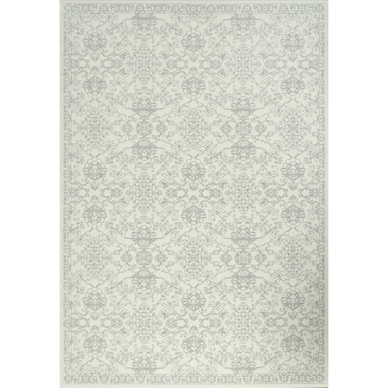 Glenam 19483-910 GREY/CREAM, Rectangle 6'7" x 9'