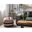 Clarktown 48cm Wide Square Geometric Pouf Ottoman