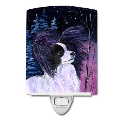 Starry Papillon Ceramic Night Light