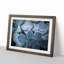 Pale Purple Succulent Plant in Abstract - Picture Frame Graphic Art Print-55735743-55735744
