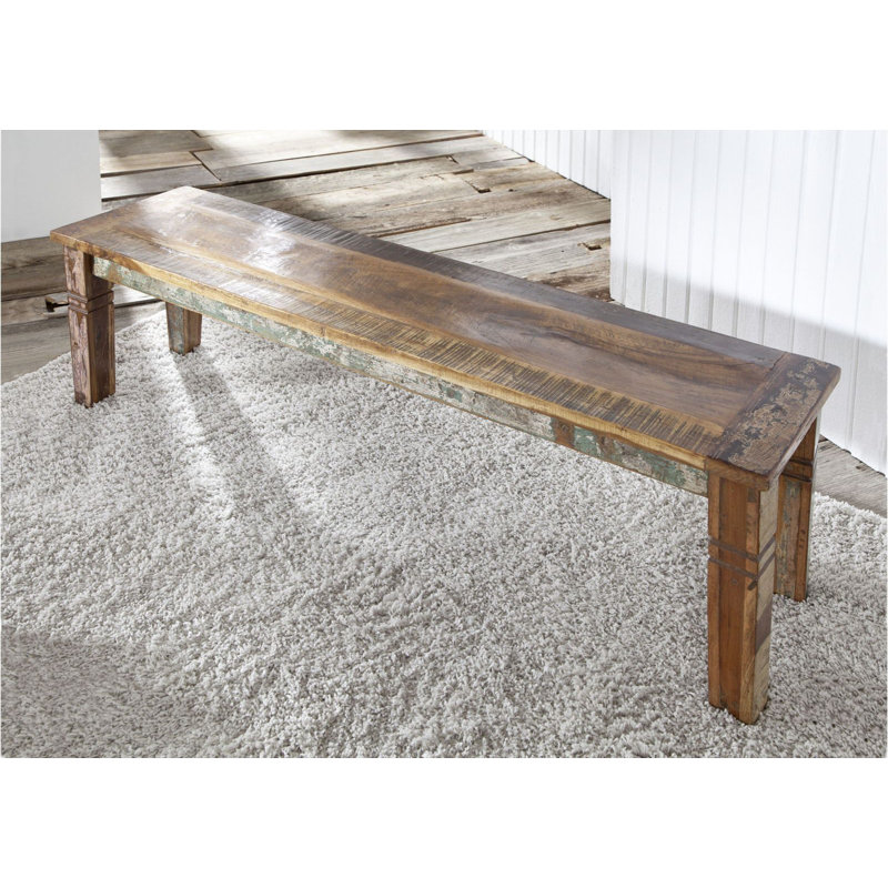 Nature Of Spirit Solid Wood Bench, H45 x W140 x D40 cm