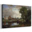 Flatford Mill (Scene on a Navigable River)-John Constable-Gallery Wrapped Canvas-1816–1817-2040681107