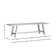 Maxine - Person Extendable Solid Wood Solid Wood Top Trestle Dining Set