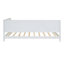 Lit de jour double en bois pleine grandeur, blanc-961128300-961128303