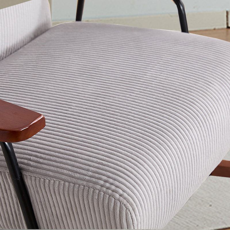 Modern Accent Rocking Chair, Grey