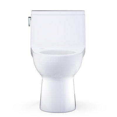 Toilette allongée monobloc TOTO Redington 1,28 GPF WASHLET + et à chasse d'eau automatique avec CEFIONTECT, blanc coton - CST672CEFGAT40 # 01