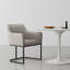 Fauteuil en cuir gris clair Serena Serena-91028796