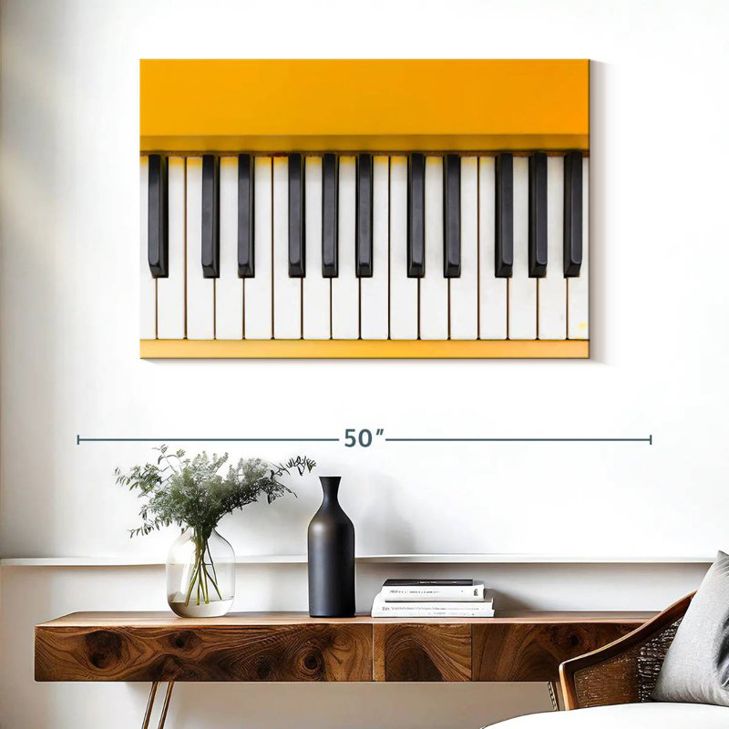 Abarca Bright Piano, 20" H x 30" W