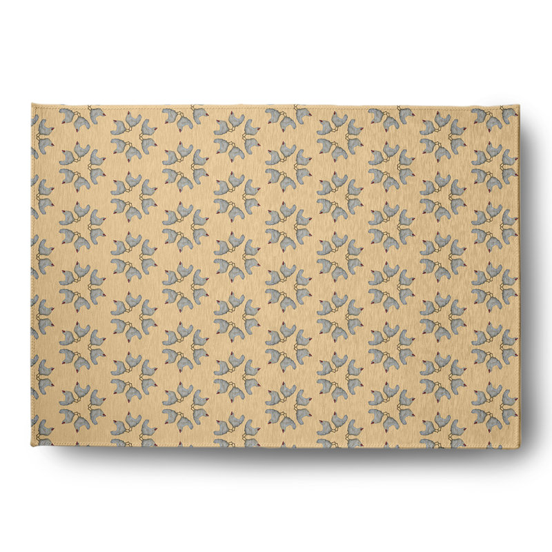 Chenille Abstract Indoor Rug, Rectangle 5' x 7'