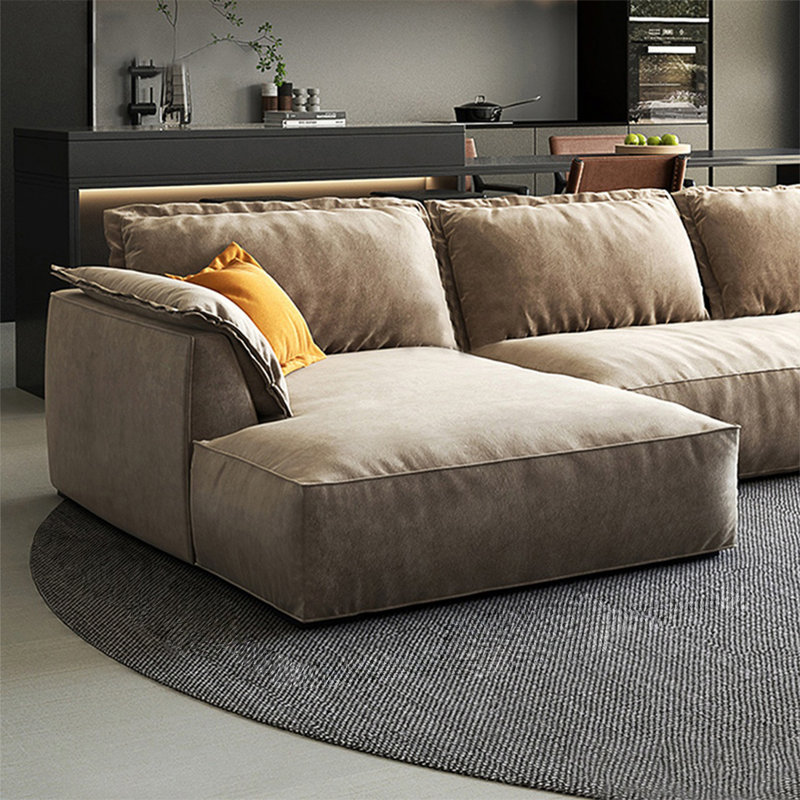 Canapé modulaire 2 pièces rembourré, Orienté à gauche (vu de face), 33.46" H x 118.11" W x 62.99" D