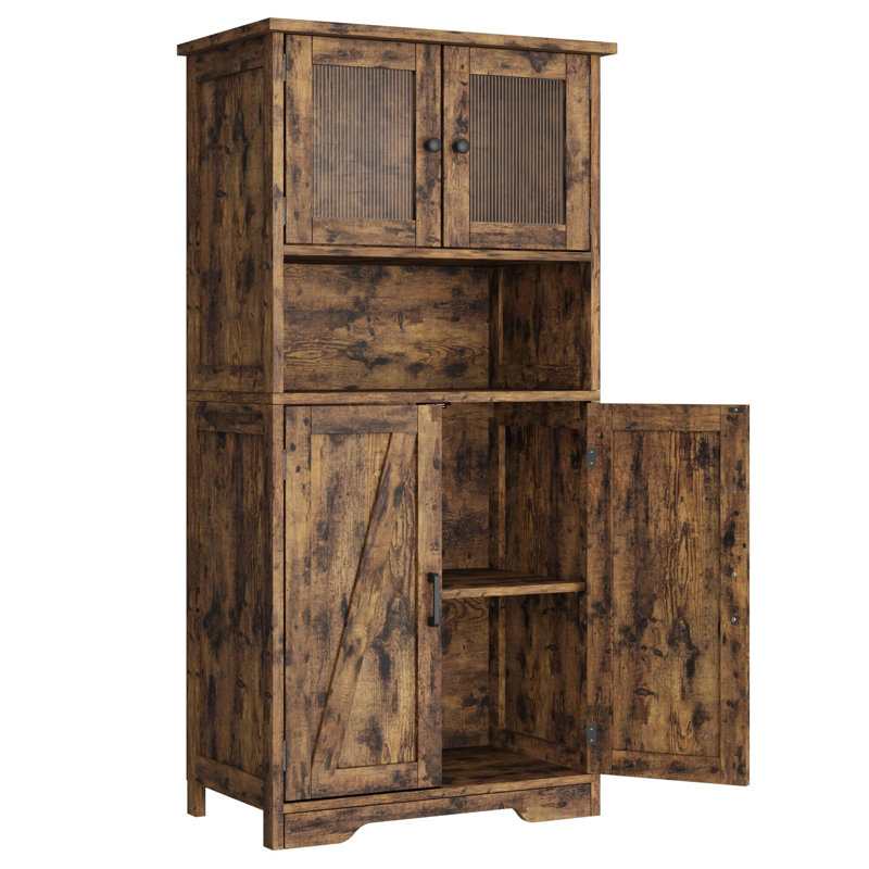 Zimir Freestanding Bathroom Cabinet, Brown