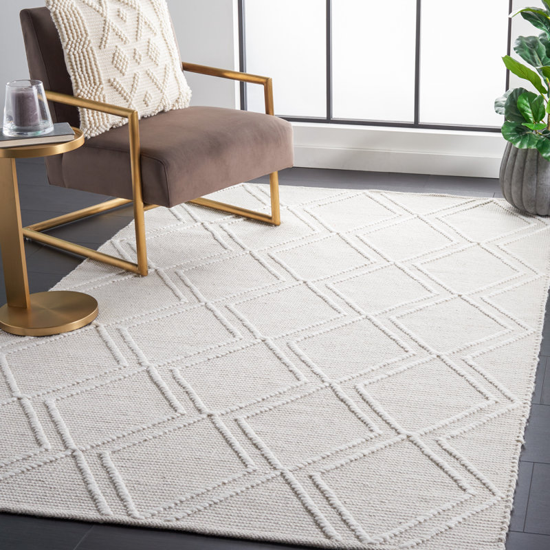 Kilim Hand Woven Performance Geometric Rug, Rectangle 5' x 8'