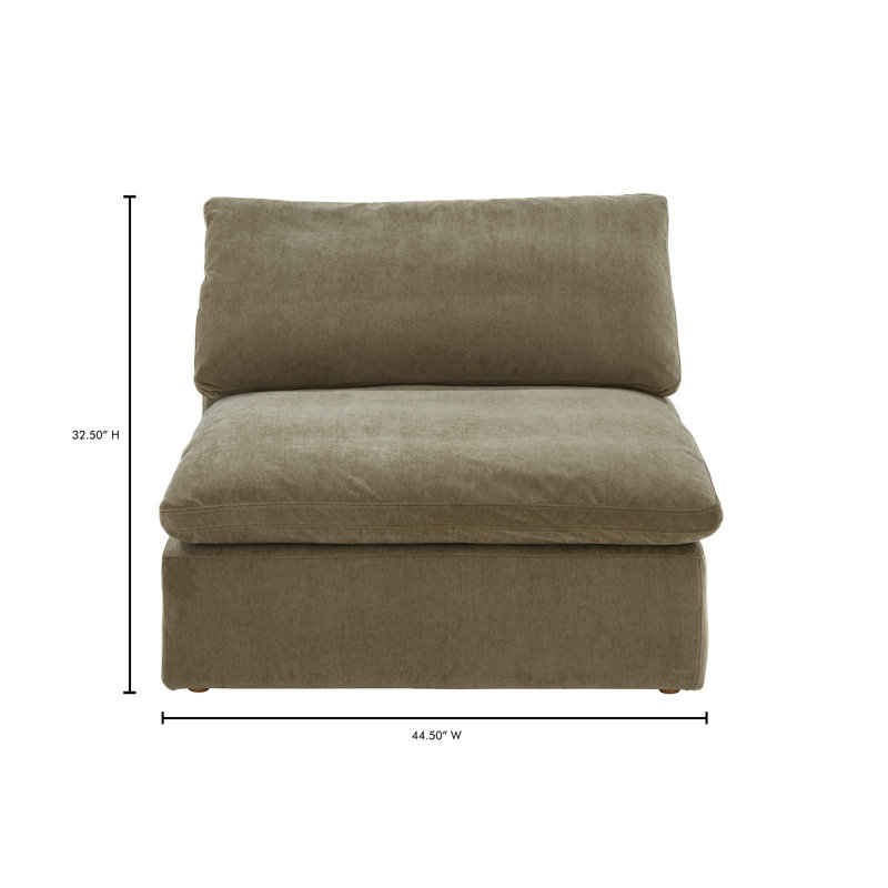 Clay Slipper Chair, Desert Sage Performance