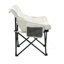 2 chaises de camping d'extérieur pliables / portatives, sac de transport, beige-686458747