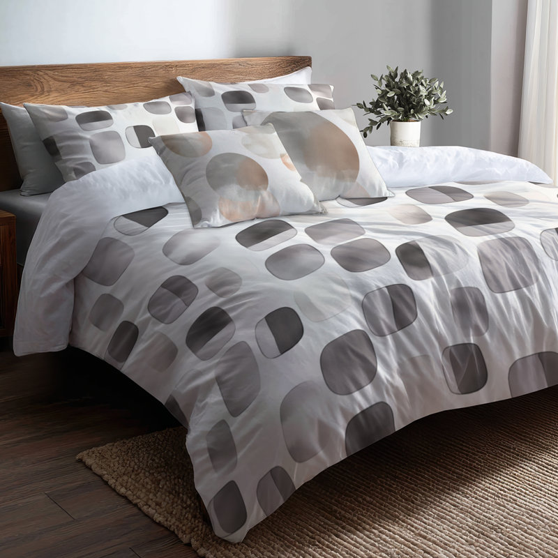 Neutral Steps Bedding, King Comforter + 5 Additional Pieces