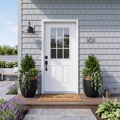 TONWIN Fiberglass Prehung Door