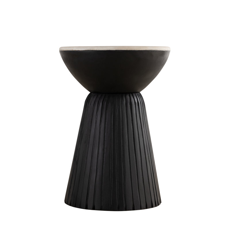 Table de bout Cheridwen, Noir
