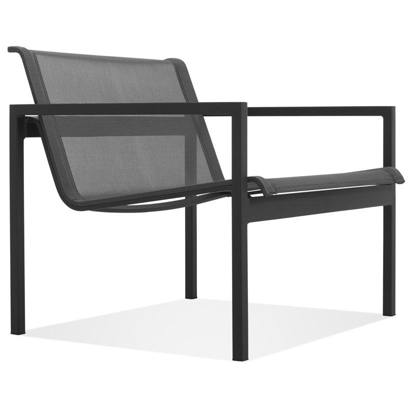 Skiff Outdoor Lounge Chair, Carbon