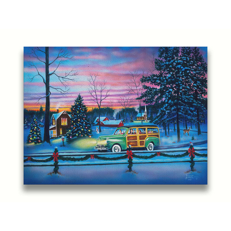 «To Go» par Robert Andrea, H 12 po x l 16 po x P 1,5 po, Non, Toile