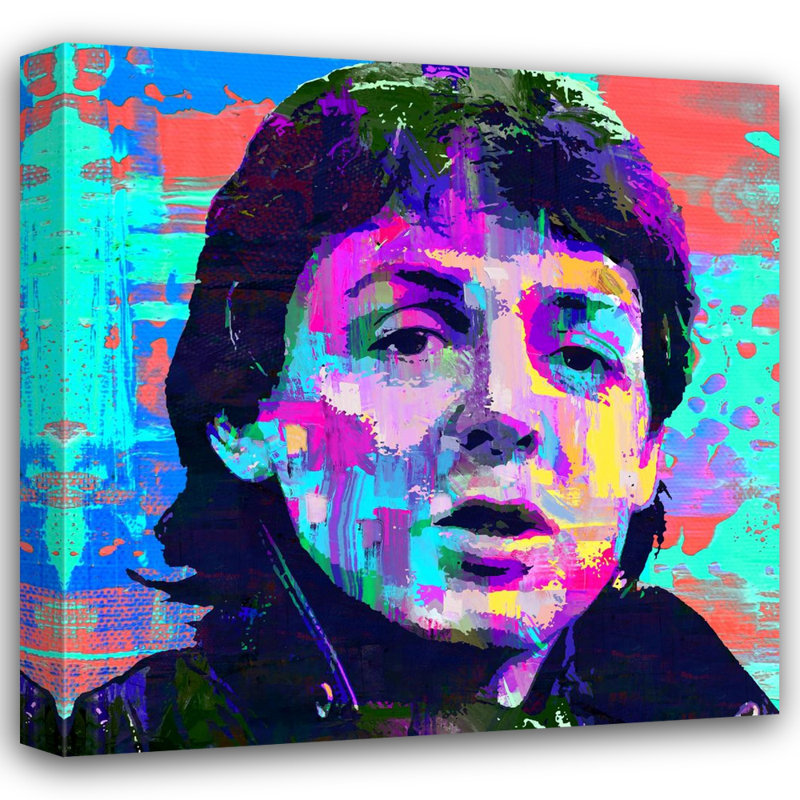 "Paul Mccartney" par Stephen Chambers, impression sur toile tendue, L 26 po x H 26 po