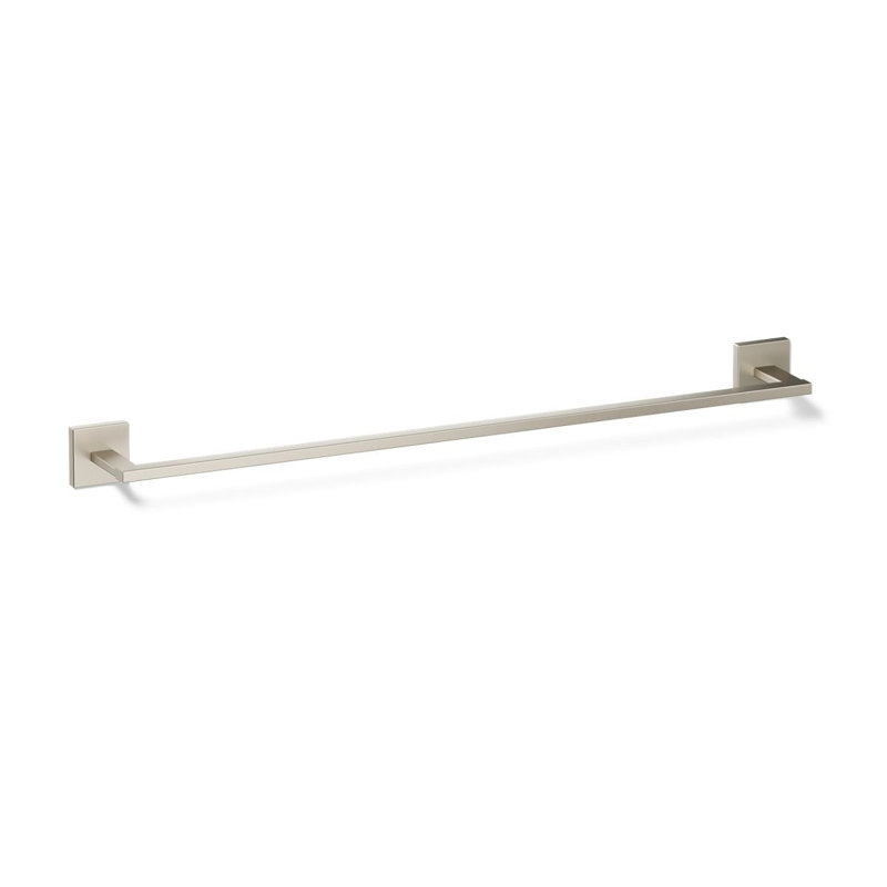 Square Towel Bar, Vibrant Brushed Nickel, 24"W
