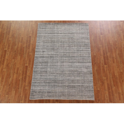 One-of-a-Kind 5'4" X 7'10" New Age Wool Area Rug in Ivory