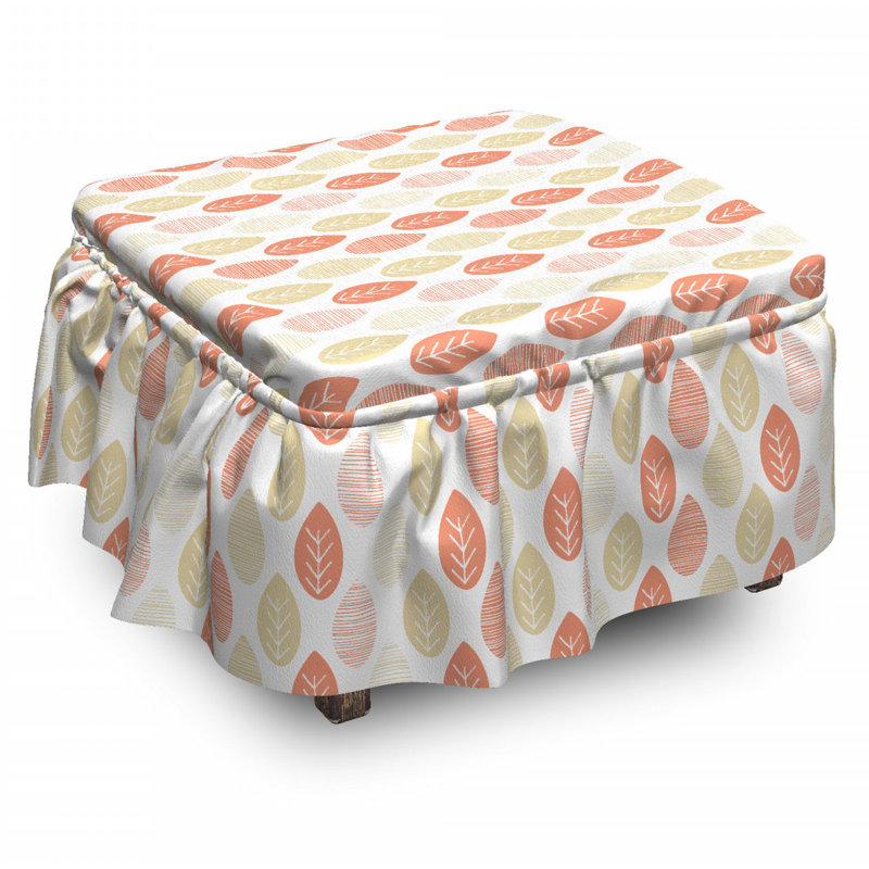 Box Cushion Ottoman Slipcover