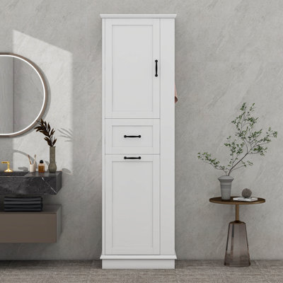 Grande armoire de rangement moderne - compartiment inclinable, tablettes réglables
