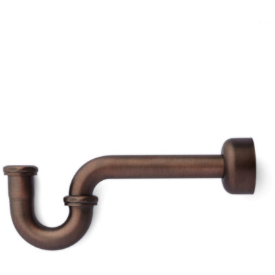 1-1/4" P-Trap With High Box Flange