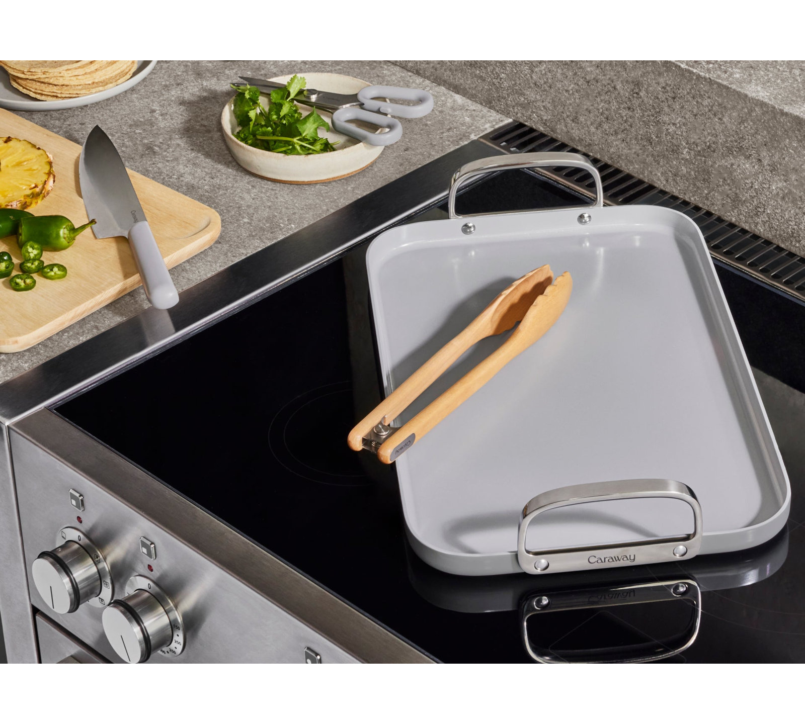 Caraway Non-Stick Double Griddle, Navy