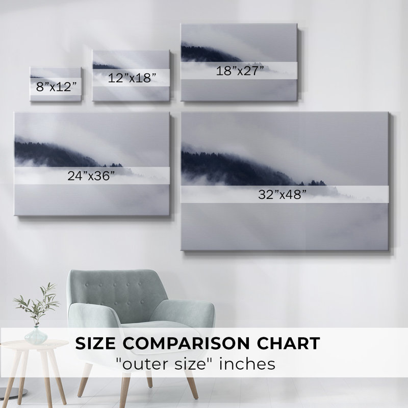 Dans les nuages - Toile tendue avec châssis, H 18 po x l 27 po