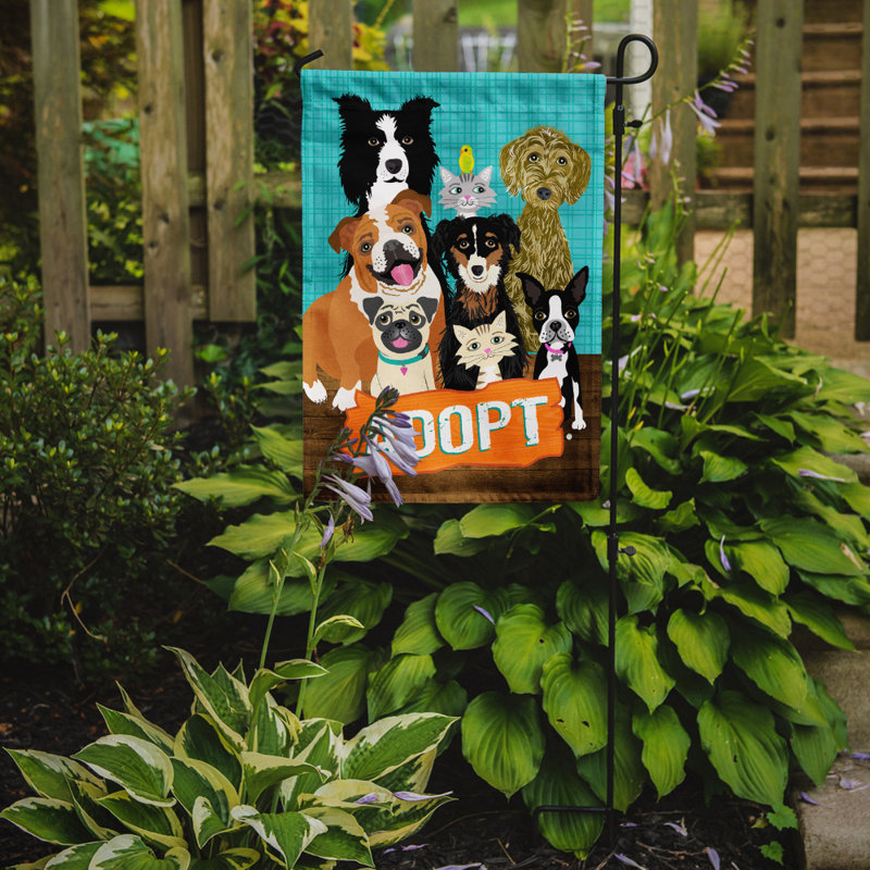 Nazaire Double Sided 15'' H x 11'' W Polyester Animal Garden Flag
