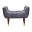 Jenna 89cm Wide Tufted Novelty Solid Colour Standard Ottoman